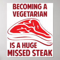 Vegetarier zu werden ist ein riesiger fehlender St
