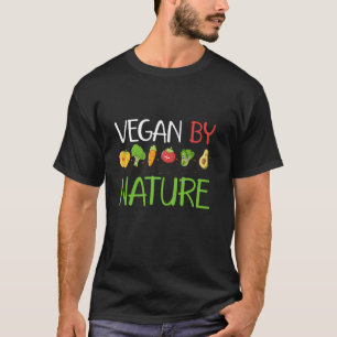 Vegetarisch Lustig Vegan Von Natur Aus T-Shirt