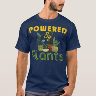 vegetarisch Powered by Pflanze vegan T-Shirt