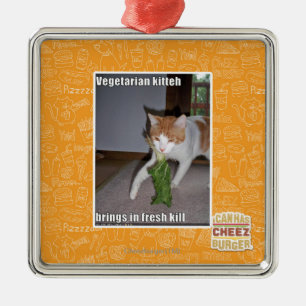 Vegetarische Küche Ornament Aus Metall
