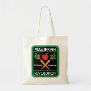 Vegetarische Revolution Tragetasche