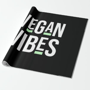 Vegetarische Vegane Vibes Geschenkpapier