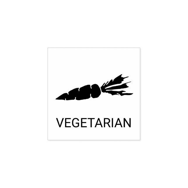 Vegetarische Wahl für Hochzeiten Gummistempel (Prägung)