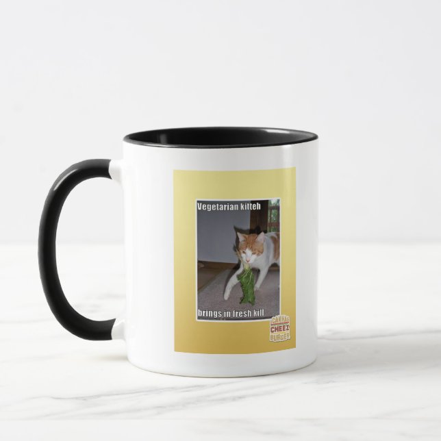 Vegetarischer Kitteh Tasse (Links)