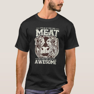 Vegetarischer Lebensstil Absolut Veganer Muskel Pr T-Shirt