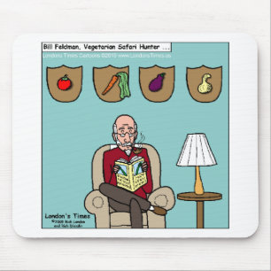 Vegetarischer Safari Jäger Lustige Tassen T-Shirts Mousepad