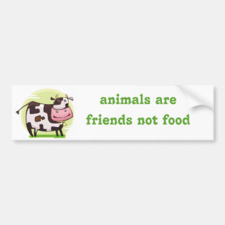 vegetarischer veganer Autoaufkleber