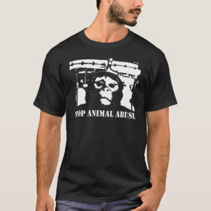 Vegetarischer veganer Tierbefreiungs-T - Shirt
