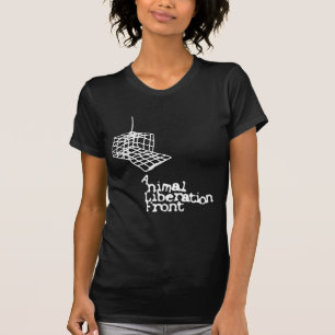 Vegetarischer veganer Tierbefreiungs-T - Shirt