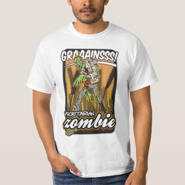 Vegetarischer Zombie T-Shirt (Vorderseite)