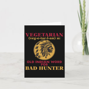 Vegetarisches altes indisches Wort für Byte Junter Karte