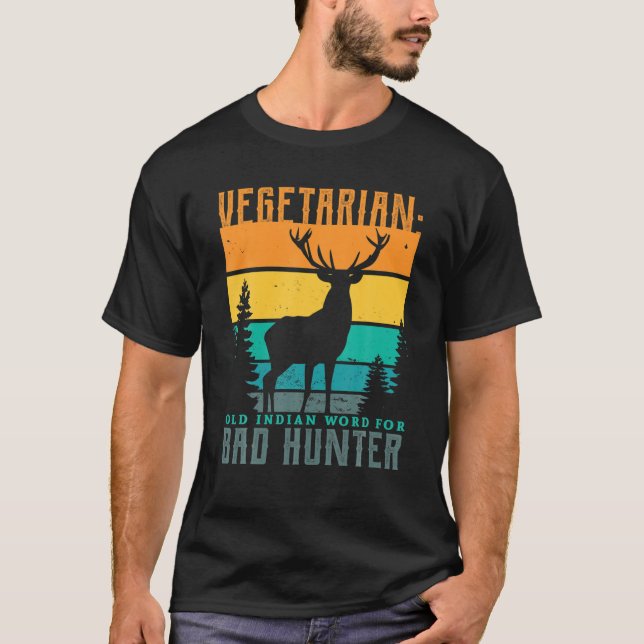 Vegetarisches altes indisches Wort für schlechte J T-Shirt (Vorderseite)