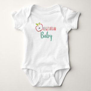 Vegetarisches Baby Modernes Design Strampler