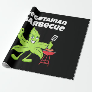 Vegetarisches Barbecue Geschenkpapier