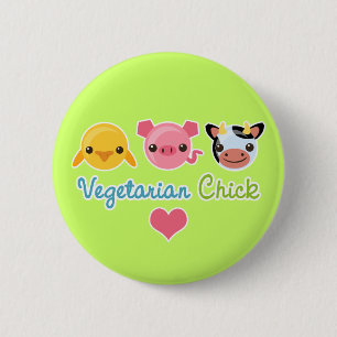 Vegetarisches Küken Button