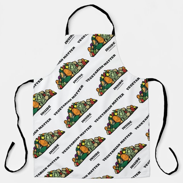 Vegetarisches Material im Innenteil von Gemüse Schürze (Vorderseite)