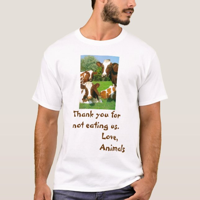 Vegetarisches Shirt (Vorderseite)