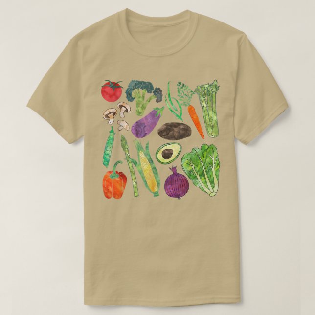Vegetarisches Shirt (Design vorne)