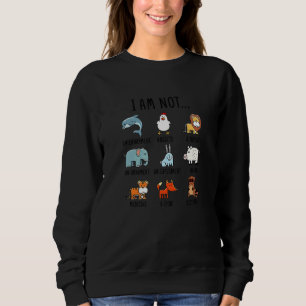 Vegetarisches Veganes Leben Veganismus Tier Veggie Sweatshirt