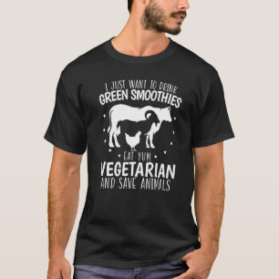 Vegetarismus Tierrechte Vegetarier T-Shirt