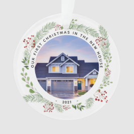Végétation d'hiver Nouvelle maison Photo