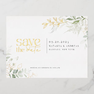 Végétation Forestière Sauvez La Date Invitation Du