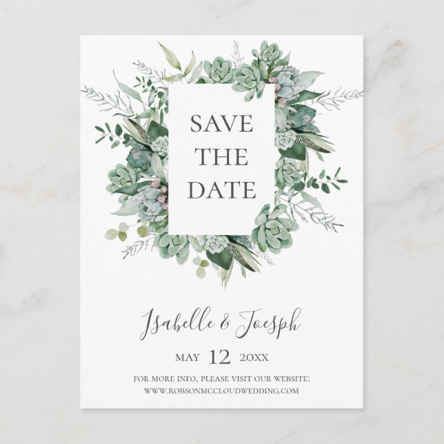 Végétation Succulente | Carte Postale d'Annonce de (Devant)