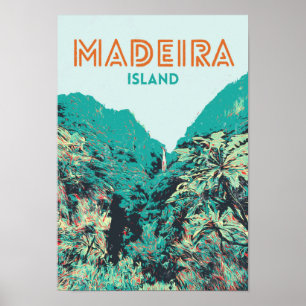 Vegetationsbeispiel für Madeira: Portugal Poster
