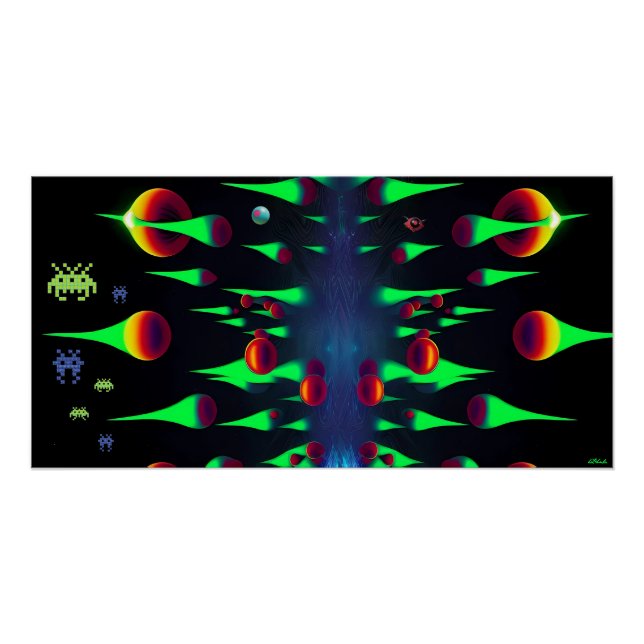 Vegetative Elektronenmikroskopie Poster (Vorderseite)