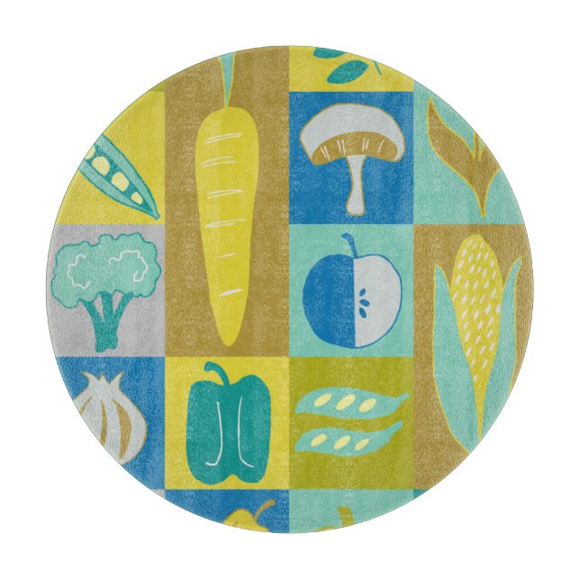 Veggie blockiert II Schneidebrett (Vorderseite)