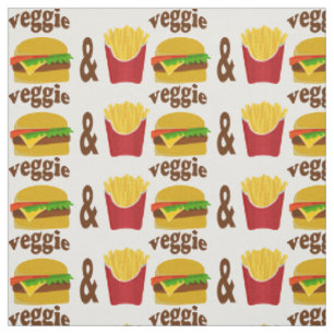 Veggie Burger and Fries Stoff