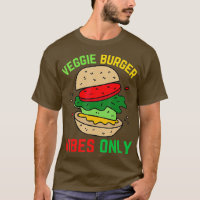 Veggie Burger Vibes Only Lustige BBQ-Cookout-Essen