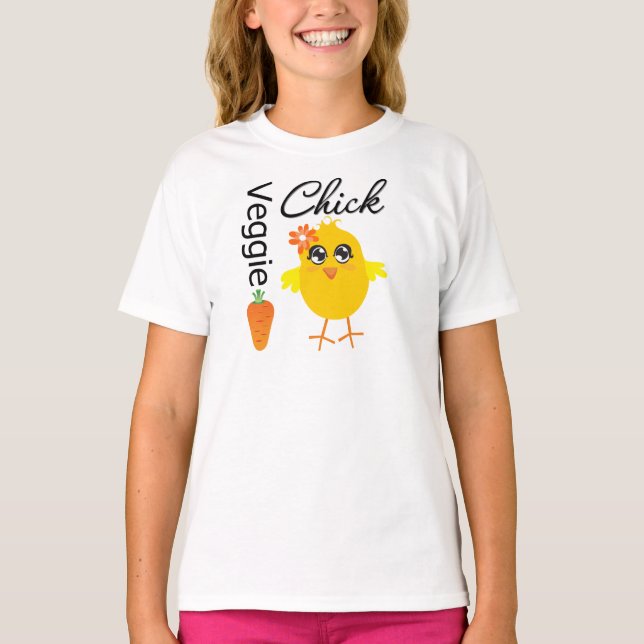 Veggie Chick T-Shirt (Vorderseite)