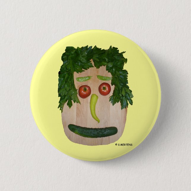 Veggie Face Button (Vorderseite)