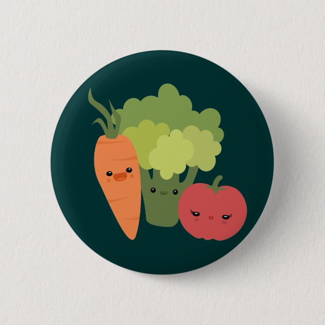 Veggie-Freunde Button (Vorderseite)