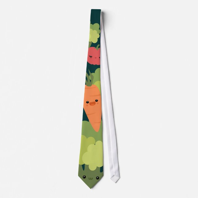 Veggie-Freunde Krawatte (Vorderseite)