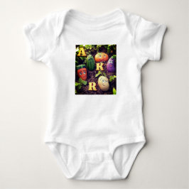 Veggie Friends Adventure Baby Bodysuit. Baby Strampler