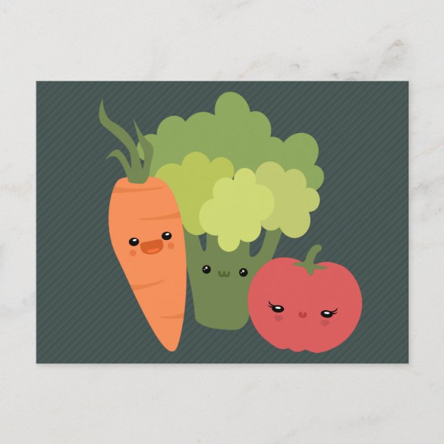 Veggie Friends Postkarte (Vorderseite)