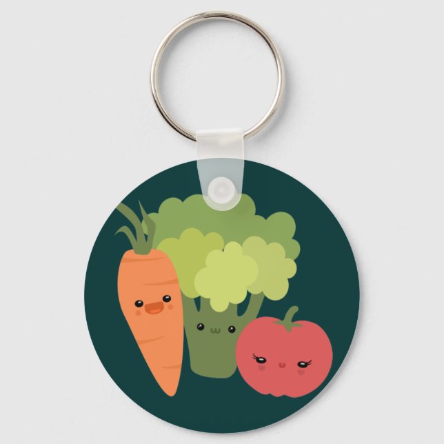 Veggie Friends Schlüsselanhänger (Vorderseite)