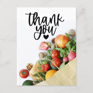Veggie Gemüse vegetarische Aufwertung Postkarte