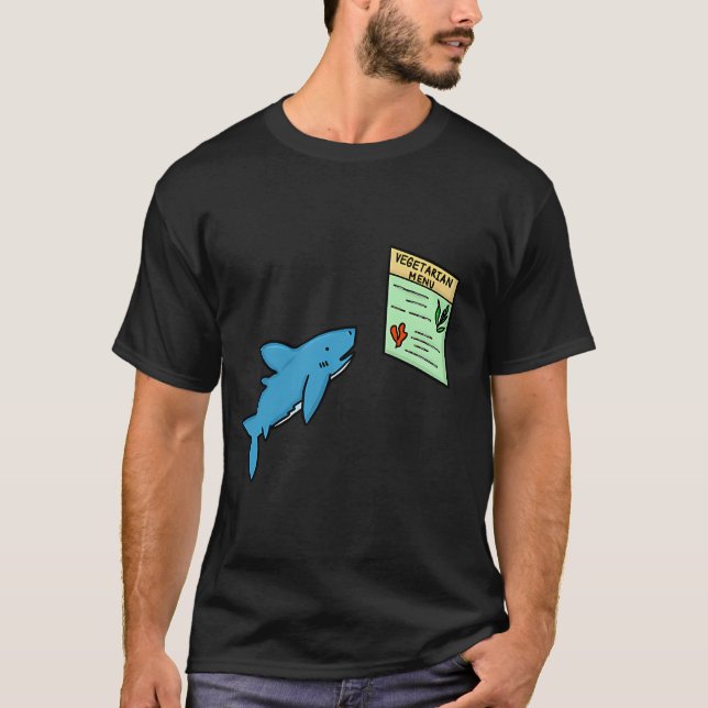 Veggie-Hai T-Shirt (Vorderseite)