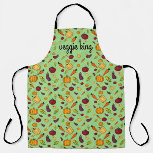 Veggie King All-Over Print Schürze