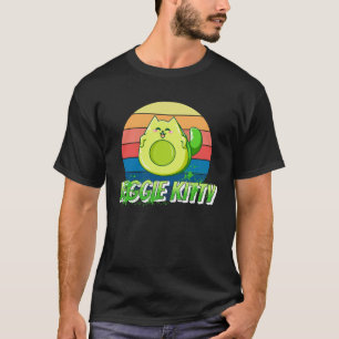 Veggie Kitty Cat Mama Niedlich Vegan für Katze T-Shirt