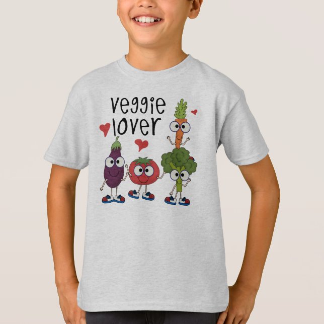 Veggie-Liebhaber T-Shirt (Vorderseite)