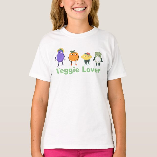Veggie Lover - T-shirt enfant (Devant)