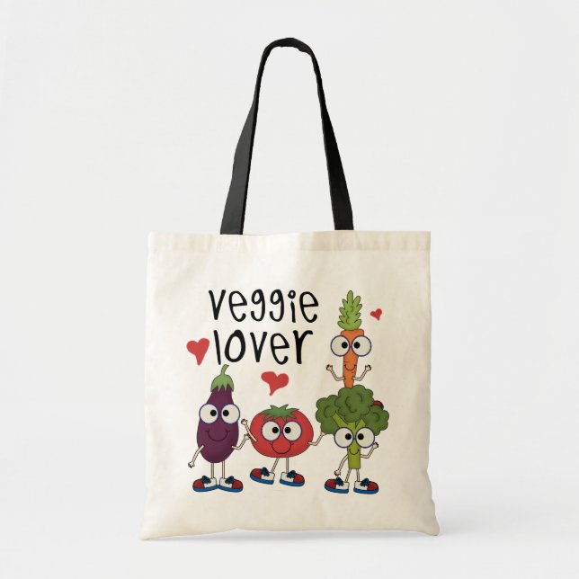 Veggie Lover Tragetasche (Vorne)