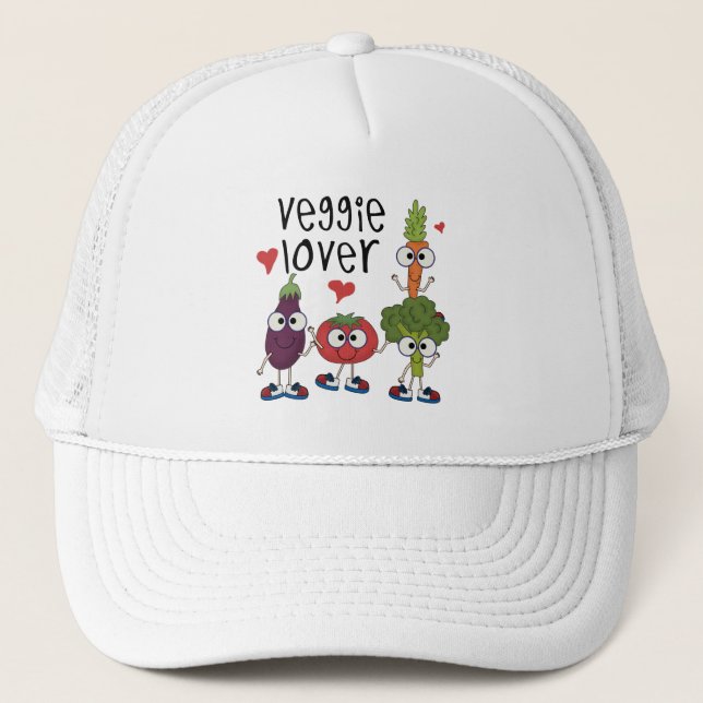 Veggie Lover Truckerkappe (Vorderseite)