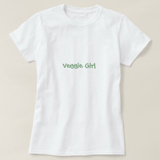 Veggie-Mädchen - besonders angefertigt T-Shirt