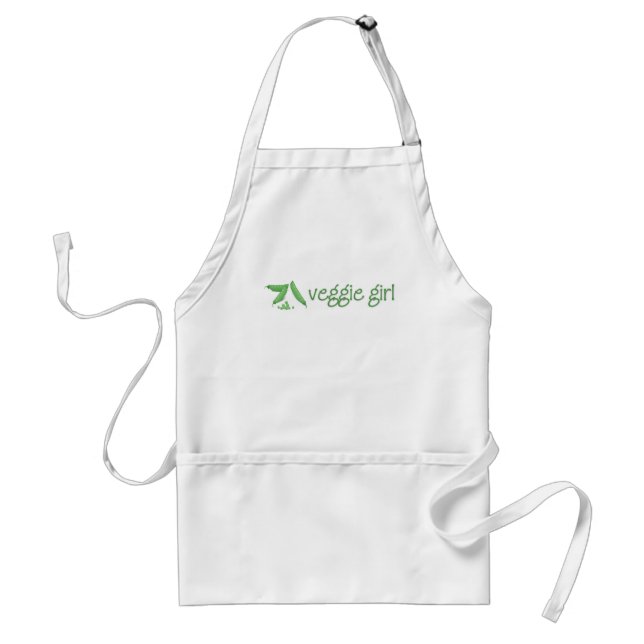 Veggie-Mädchen-Schürze Schürze (Vorne)