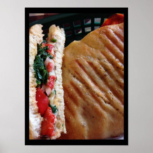 Veggie Panini Foto Poster (Vorne)